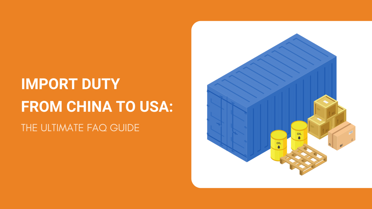 Import Duty From China To USA The Ultimate FAQ Guide Dropshipping