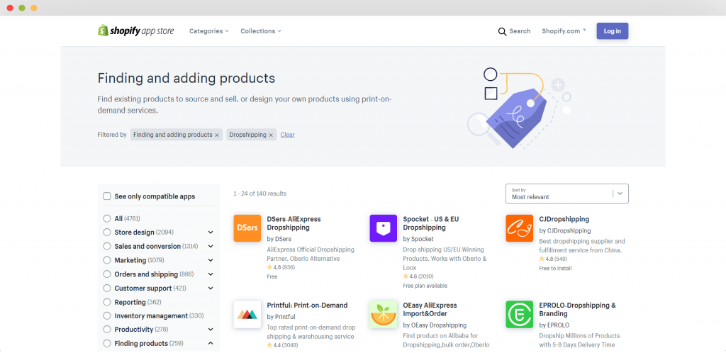 Shopify Dropshipping Apps