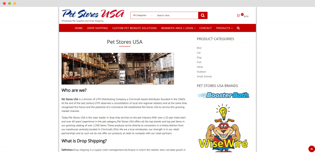 Figure 9 Dropshipping Supplier USA Pet Stores USA
