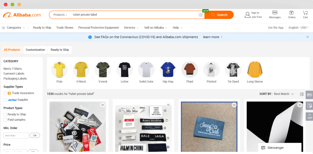 Do Private Label Dropshipping With Alibaba