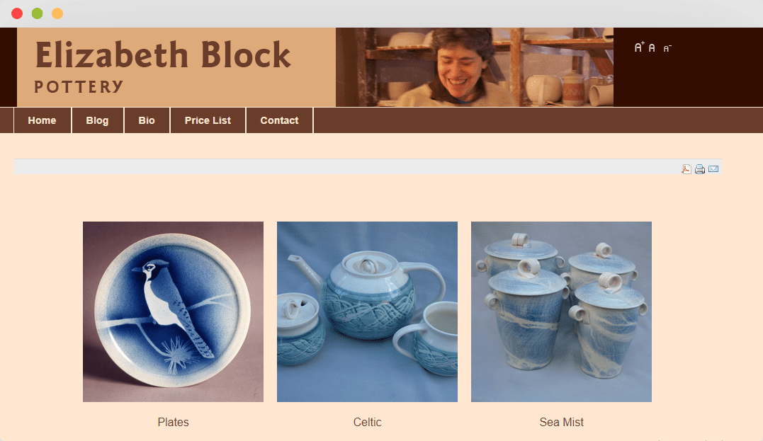 Elizabeth Block Pottery