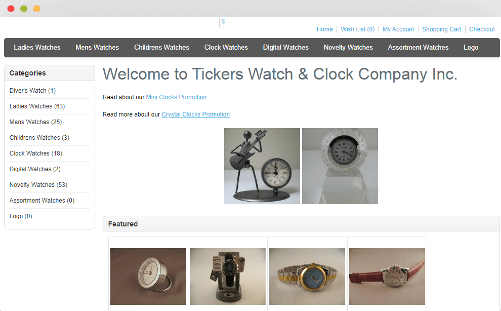 Tickers Watches