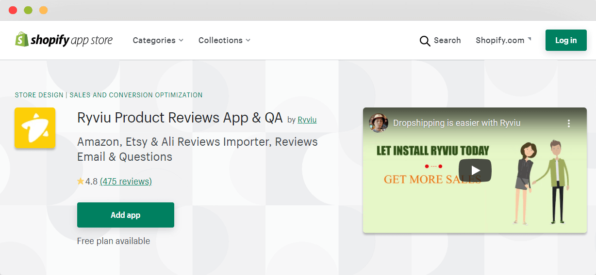 Ryviu Product Reviews App