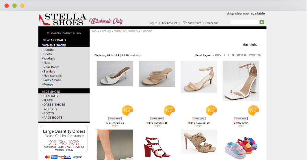 Wholesale Stella Shoes