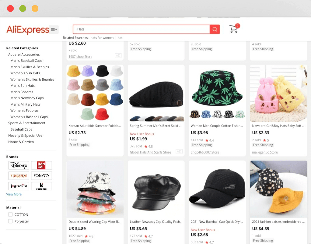 dropship custom hats