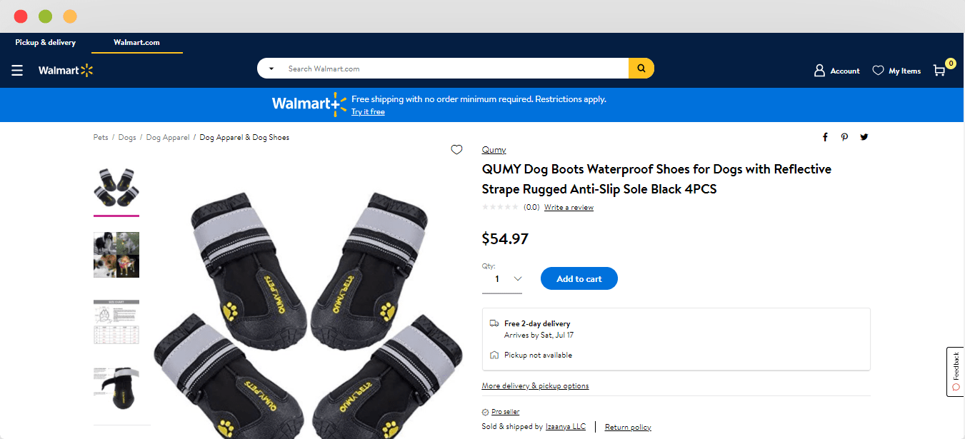 Pet Shoes Walmart