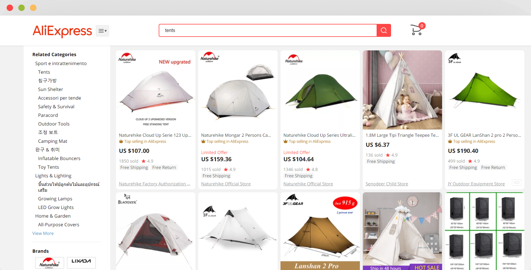 Tents