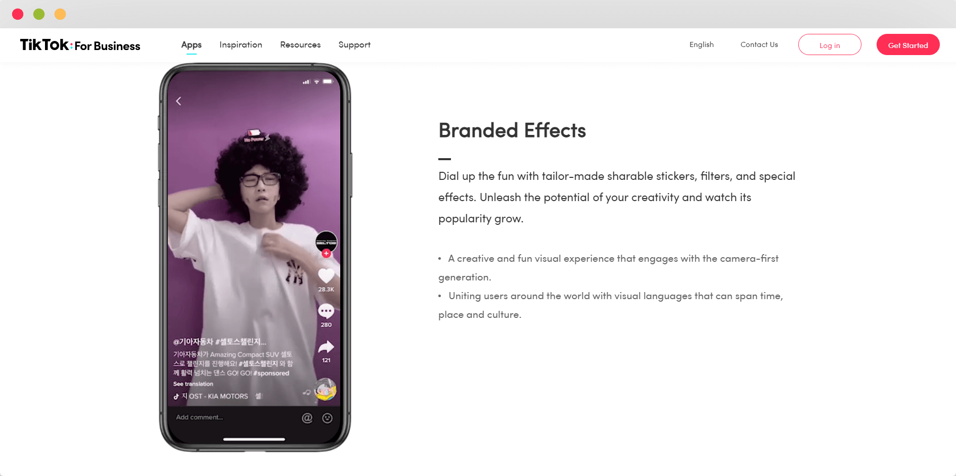 TikTok Branded Effects