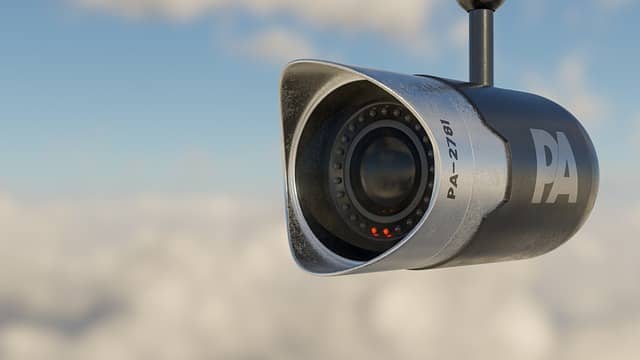 Bullet security cameras