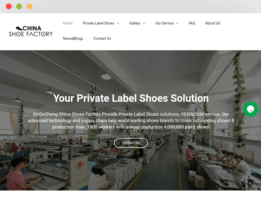 Shoe cheap factory website