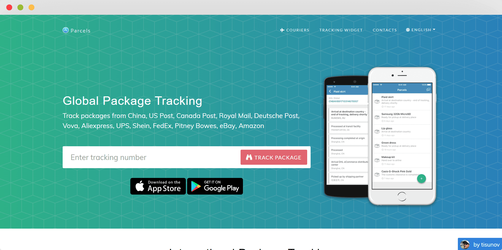 Parcels app