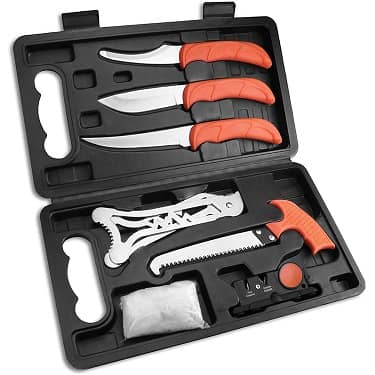 Portable hunting knife sets
