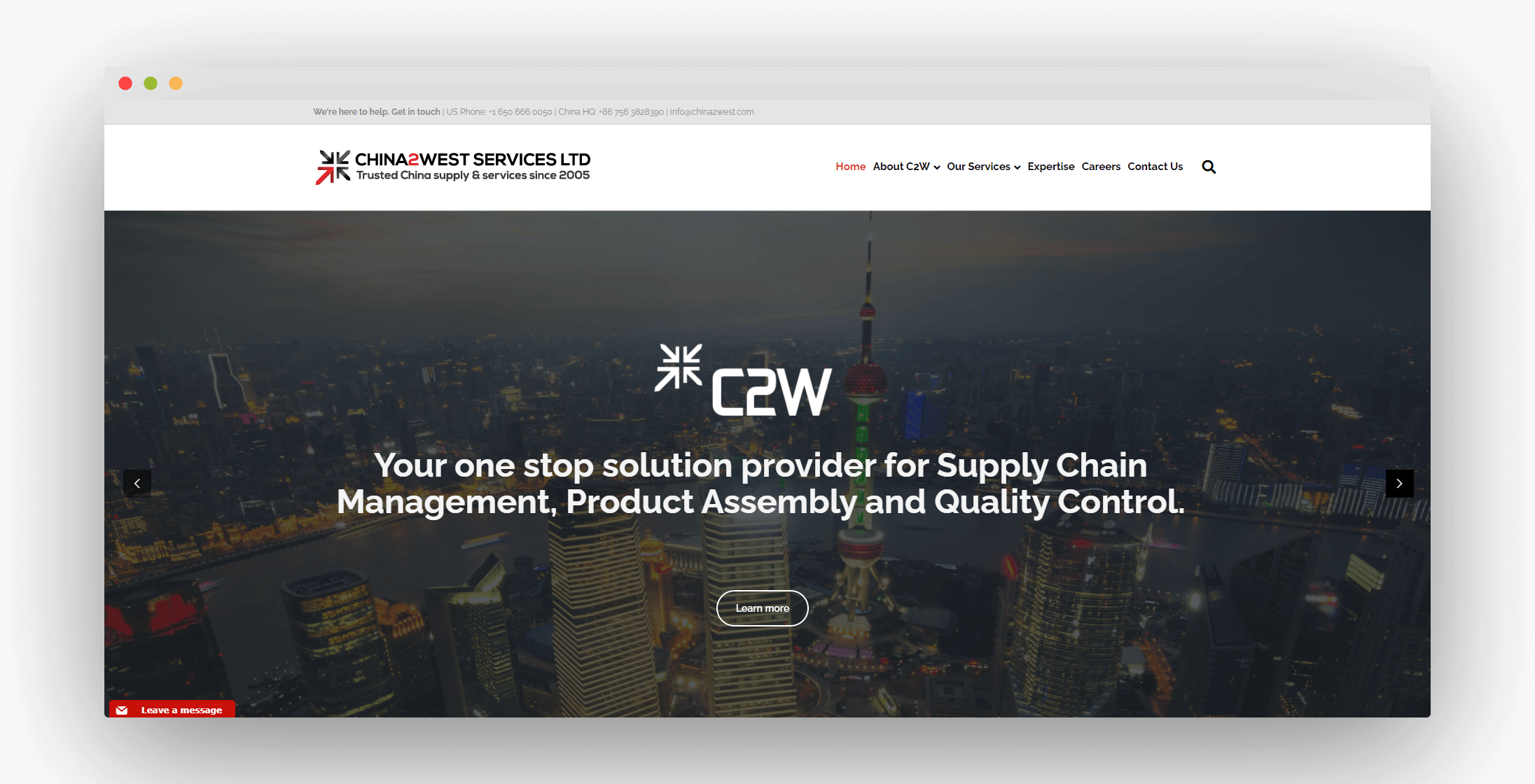 China Sourcing Agent China2West