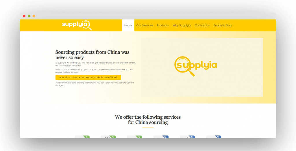 China Sourcing Agent Supplyia