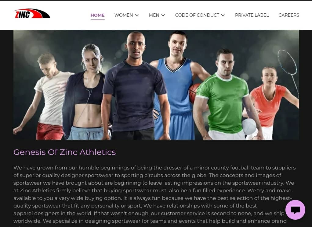 Zinc Athletics