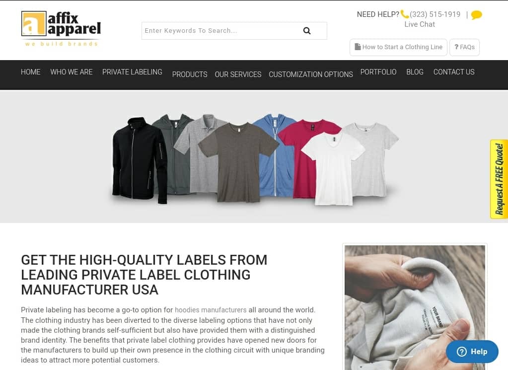 Affix Apparel  Design & Excel with Custom Clothing Manufacturers