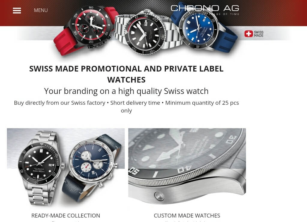 Swiss watch shop contract manufacturer