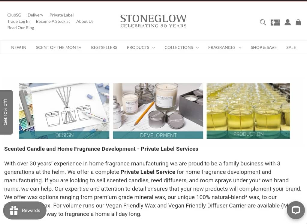 Stoneglow Candles