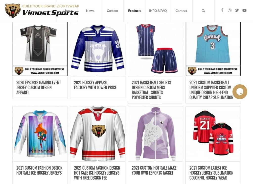 Custom athletic clearance apparel manufacturers