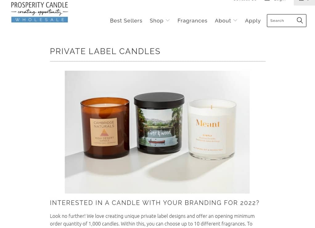 Prosperity Candle