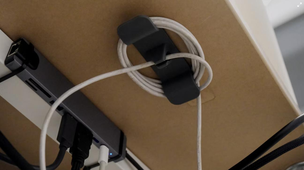 Under-Desk Cable Management Trays
