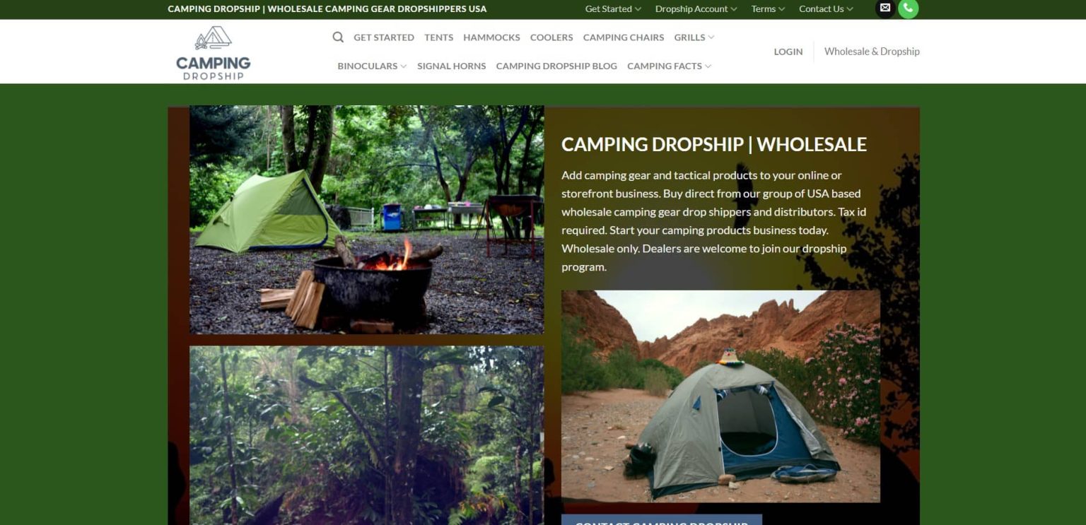 11 Best Wholesale Camping Gear Suppliers for Dropshipping
