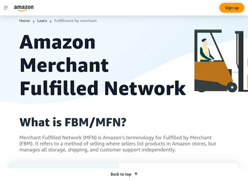 Amazon FBM