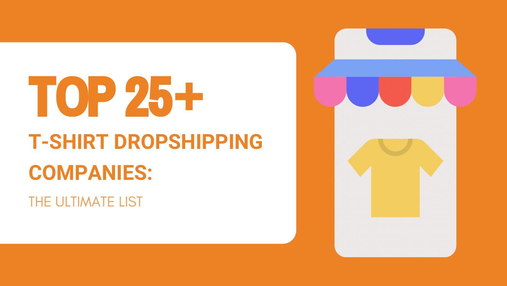 Top T-Shirt Dropshipping The Ultimate List (2023) - Dropshipping From China NicheDropshipping