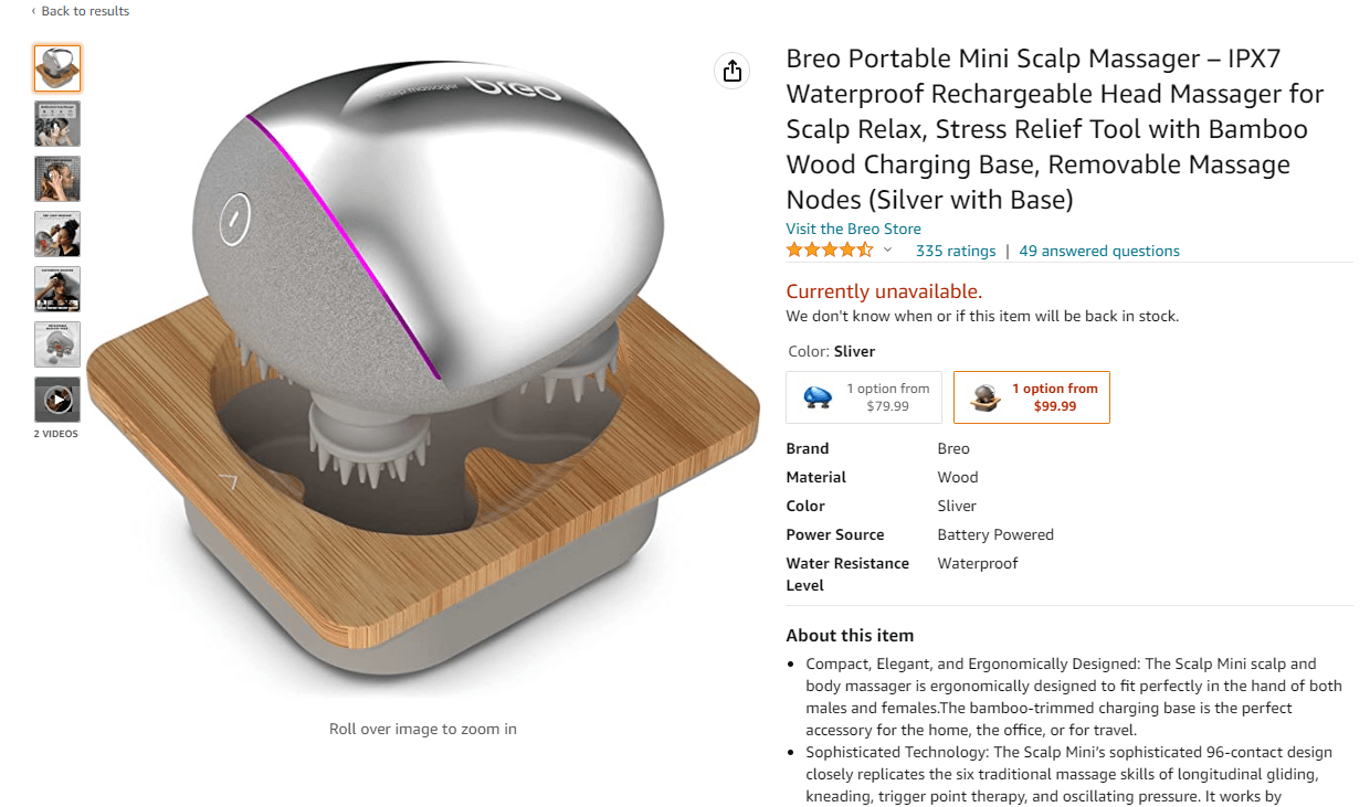 Electric Scalp Massager