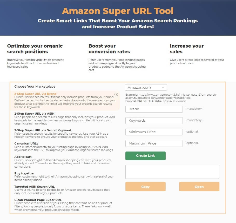 Amazon Super URL Tool