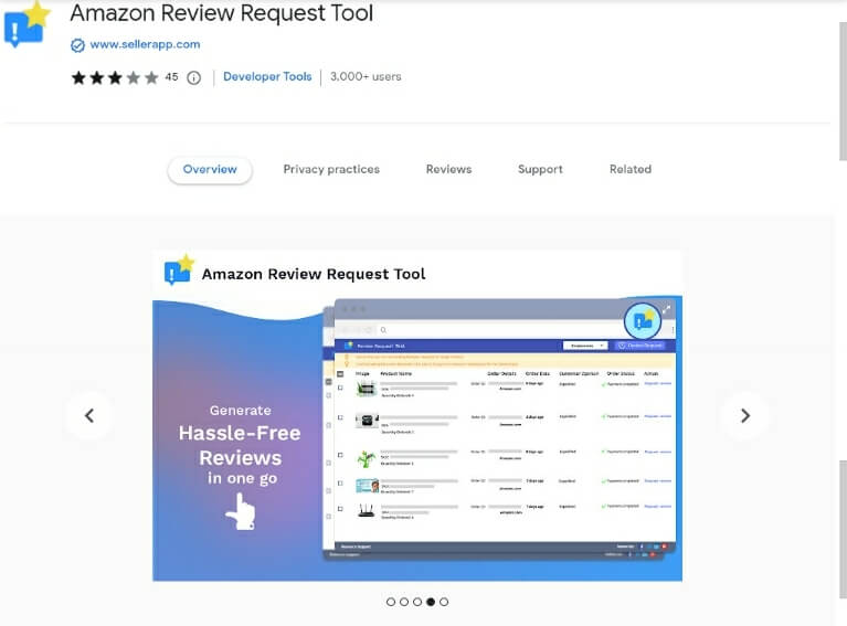 Amazon Review Request Tool