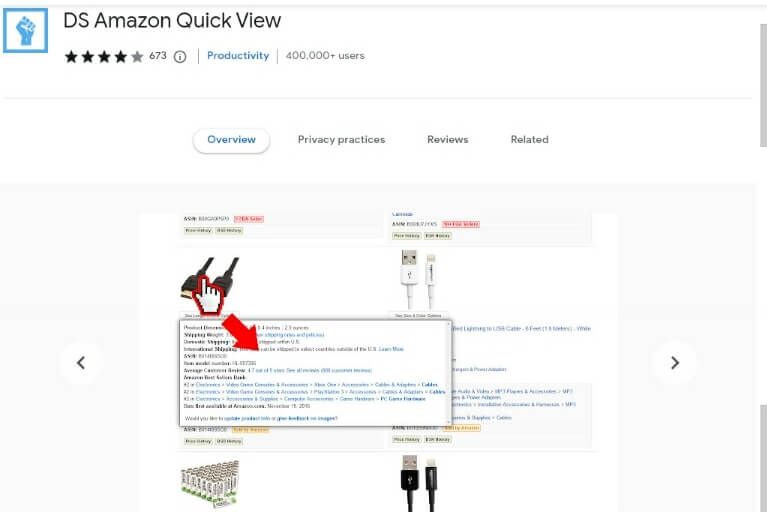 DS Amazon Quickview