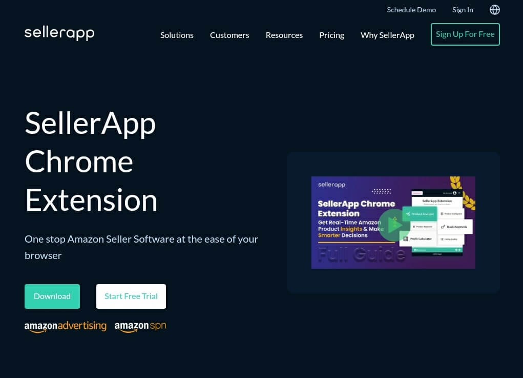 SellerApp Chrome Extension