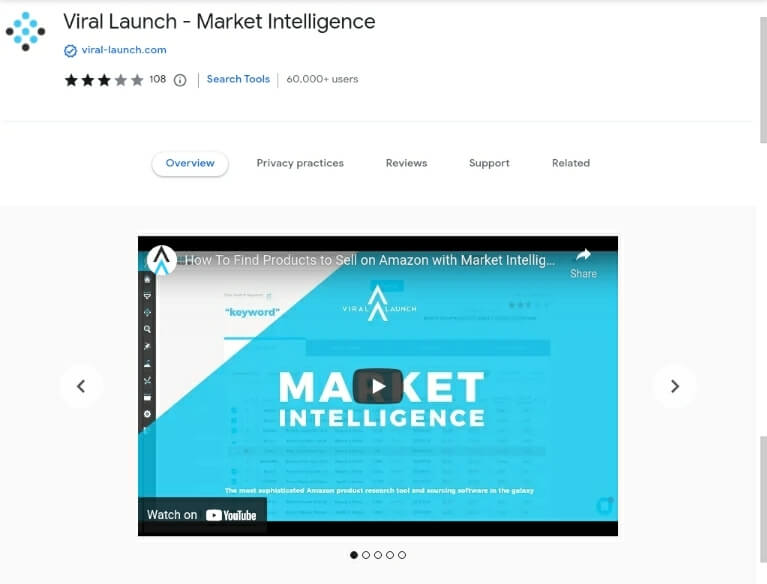 Market Intelligence Chrome Extension