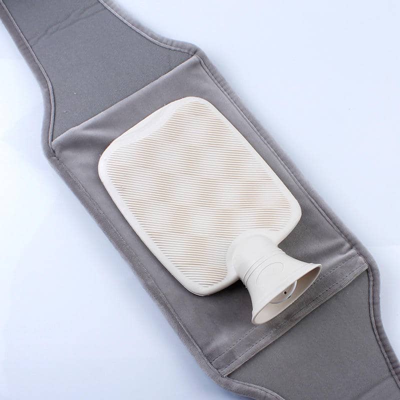 Rubber Hot Water Bottle with Waist Cover-Use