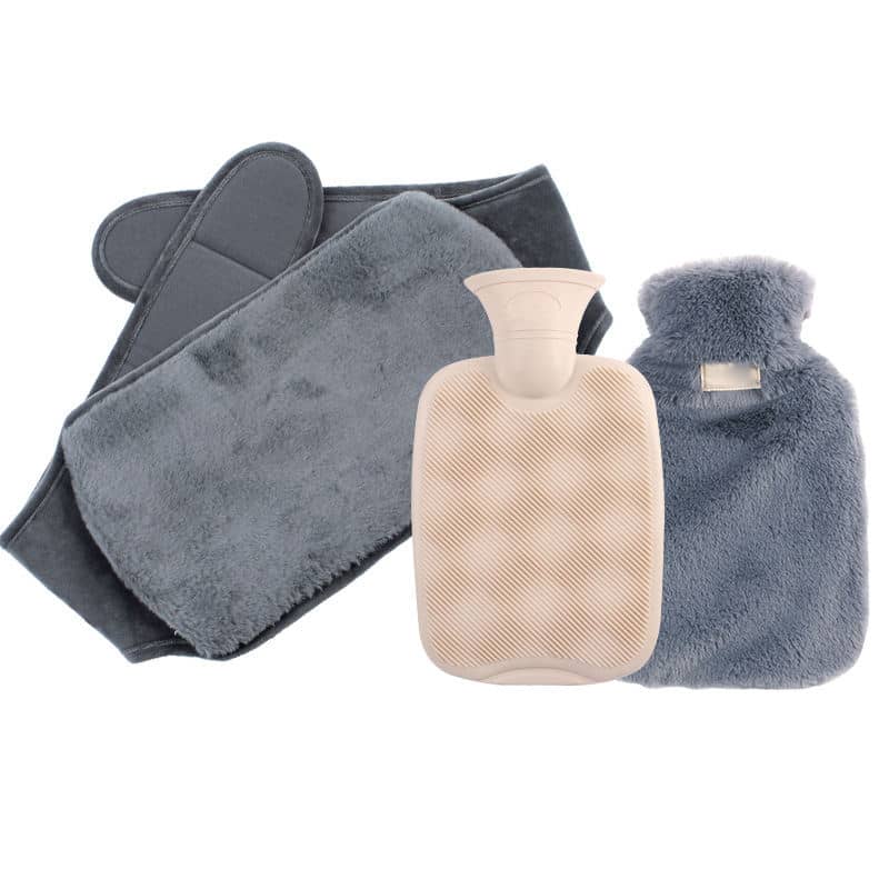 Rubber Hot Water Bottle with Waist Cover