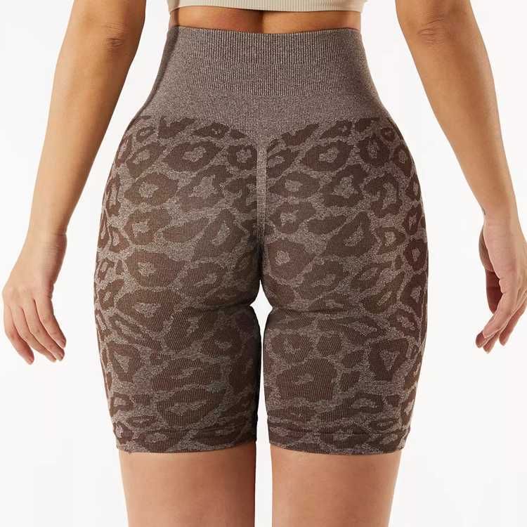 Wholesale Leopard Biker Shorts