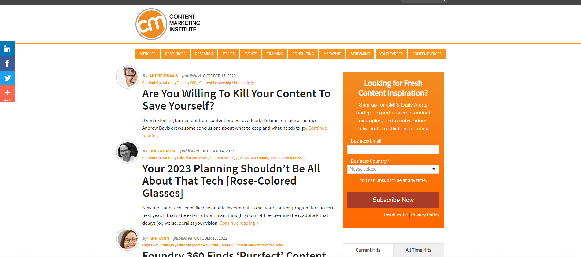 Content Marketing Institute