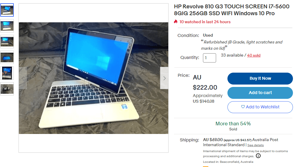 Laptops best selling items on ebay