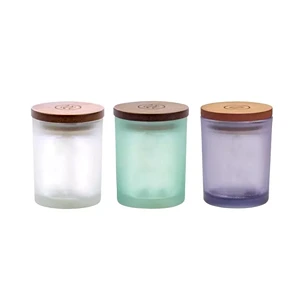 10 oz Candle Jars with Wooden Lids