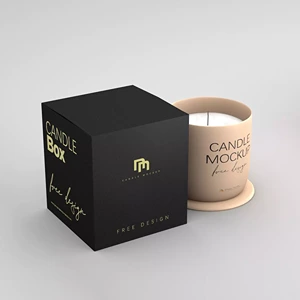 Candle Boxes with Foil Logo