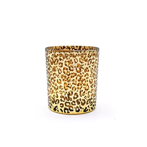 Leopard Pattern Candle Jars