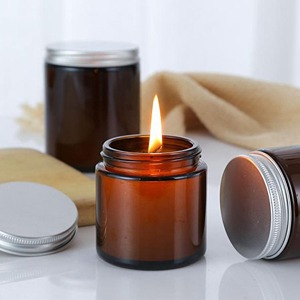Luxury Amber Candle Jars
