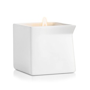 White Ceramic Candle Jars