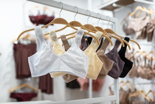 Bras types of lingerie