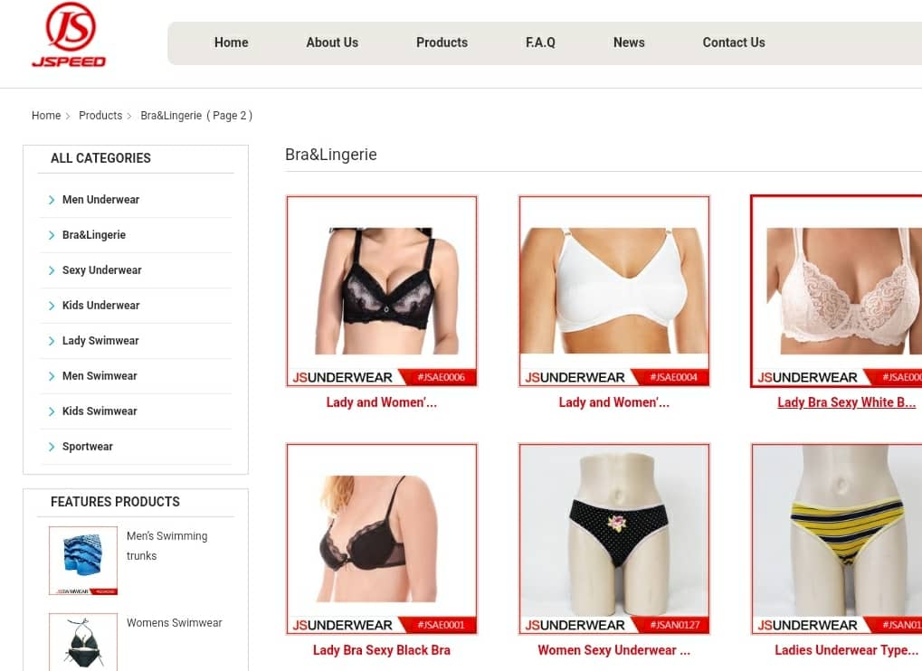 Supplier Profile of EMMA LINGERIE MANUFACTURE CO.,LTD