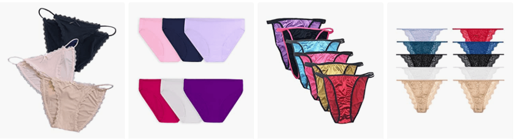 15+ Types of Women's Underwear to Sell