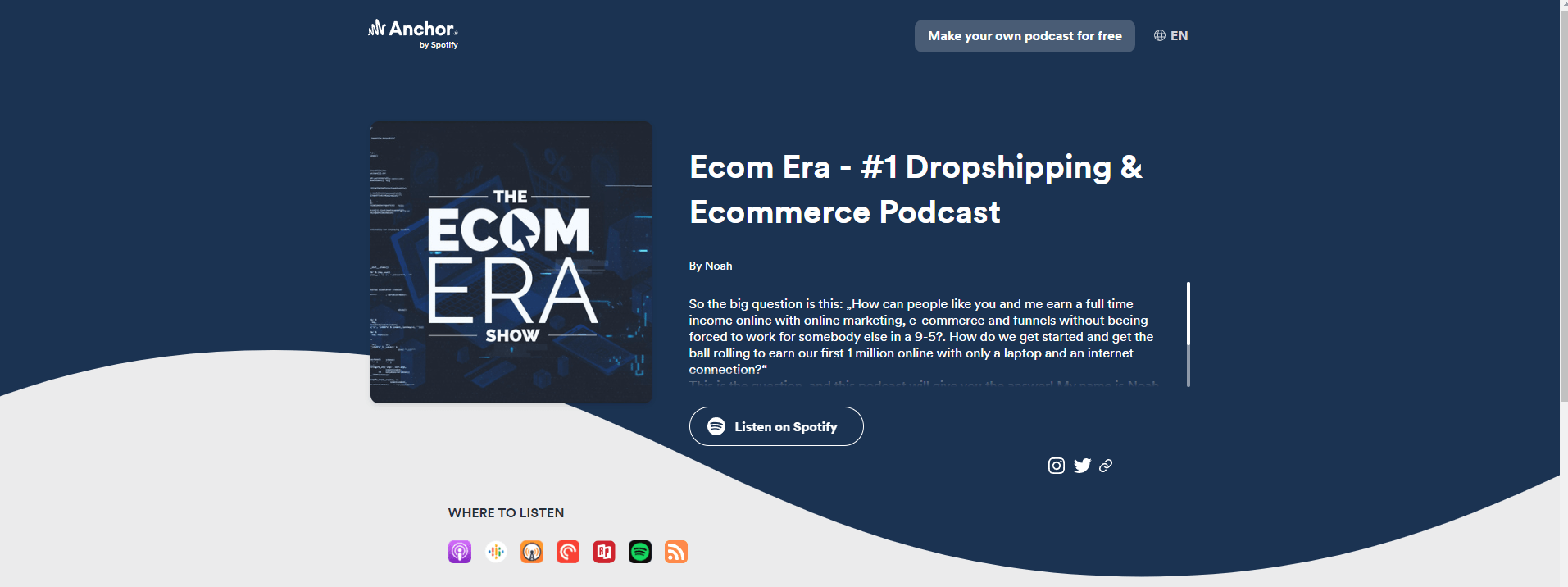 Ecom Era - #1 Dropshipping & Ecommerce Podcast