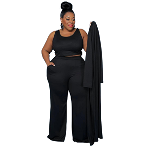 Plus Size 3 Piece Loungewear Sets