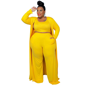 Plus Size 3 Piece Loungewear Sets